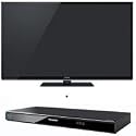 Panasonic Smart Viera 50" Class UT50 Series Full HD 3D Plasma HDTV - Bundle - with Panasonic DMP-BDT220 Smart Network 3D Blu-Ray Disc Player